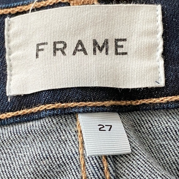 FRAME Le High Skinny Split Hem Jeans In Copa size 27 - Picture 7 of 10